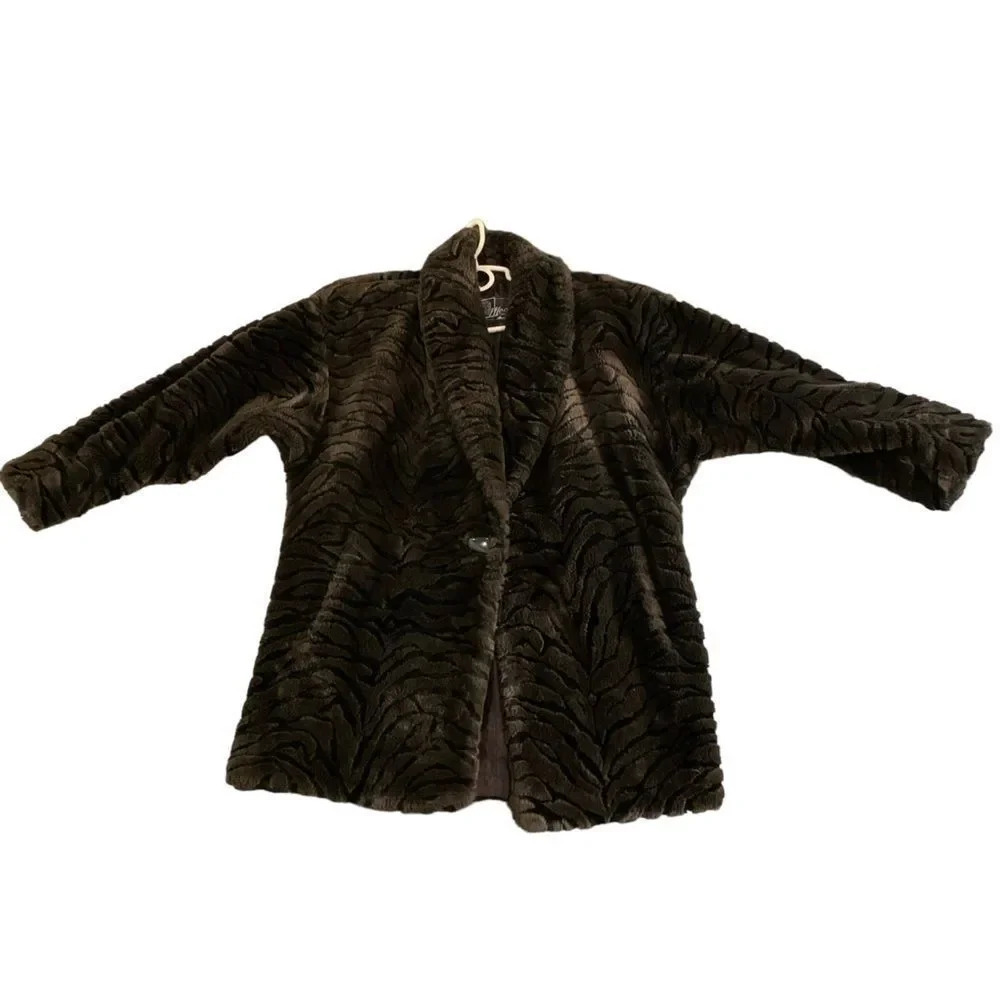 Mida Moda Fur Coat‎ Size Small